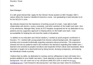 Sample Nursing Resumes and Cover Letters Free 6 Sample Nursing Cover Letter Templates In Pdf