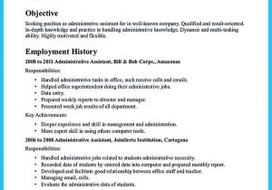Sample Objective for Resume Administrative assistant Cool Professional Administrative Resume Sample to Make You Get the …