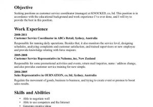 Sample Objective for Resume for Customer Service Customer Service Resume Examples