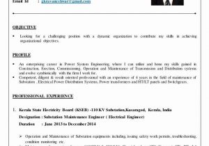 Sample Objective In Resume for Electrical Engineer Electrical Engineer Resume Example Beautiful Electrical Engineer …