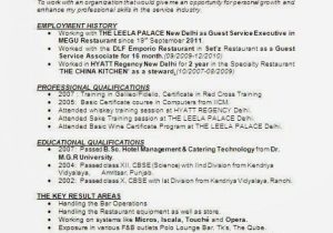 Sample Objective In Resume for Hospitality Industry 13 Cv format for Hotel Job Inspirations In 2021 Job Resume …