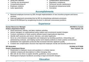 Sample Objectives for Resume Human Resources Human Resources Manager Resume Examples Human Resources Resume …