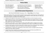 Sample Objectives for Resumes Law Enforcement Police Officer Resume Sample Monster.com
