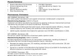 Sample Objectives In Resume for Industrial Engineers Manufacturing Engineer Resume Sample Monster.com
