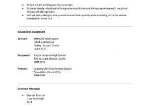 Sample Objectives In Resume for Ojt Business Administration Student Sample Resume Objectives for Hrm Ojt