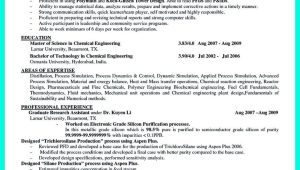 Sample Objectives Of Resume for Engineering Awesome Successful Objectives In Chemical Engineering Resume …