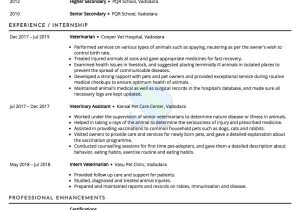 Sample Of A Animal Control Resume Sample Resume Of Veterinary Doctor with Template & Writing Guide …