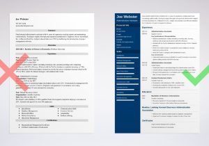 Sample Of A Business Administration Resume Business Administration Resume: Samples and Writing Guide