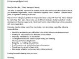 Sample Of A Child Development Faculty Adjunct Resume Early Childhood Educator Cover Letter Examples – Qwikresume