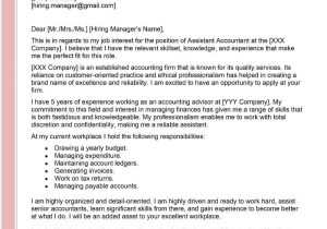 Sample Of A Cover Letter for A Resume Accounting assistant Accountant Cover Letter Examples – Qwikresume