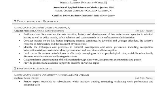 Sample Of A Faculty Adjunct Resume Resume Examples Smart Resume Services