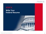 Sample Of A Federal Resume Kathryn Troutman Kathryn Troutman, Step 6 Write Your Federal Resume