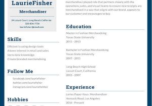 Sample Of A Field Merchandiser Resume Garment Merchandiser Resume Template – Illustrator, Indesign …