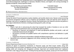 Sample Of A Finace Managers Resume Finance Manager Resume Example Resume Professional Writers