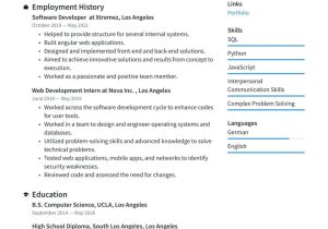 Sample Of A Good Computer Science Resume Computer Science Resume Examples & Writing Tips 2022 (free Guide)