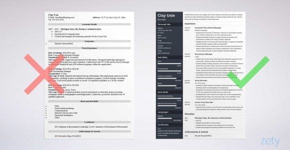 Sample Of A Good Recruiters Resume Recruiter Resume Sample [entry Level, It, Hr, Corporate]