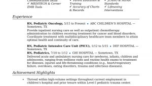 Sample Of A Good Resume for Nurses Nurse Resume Sample Monster.com