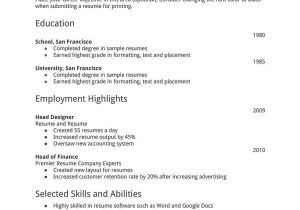 Sample Of A Good Simple Resume 33 Resume Example Ideas Resume Examples, Good Resume Examples …