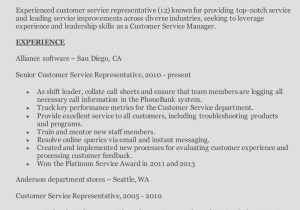 Sample Of A Great Customer Service Resume Customer Service Resume -how to Write the Perfect One (examples)