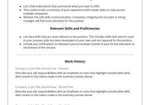Sample Of A Hybrid Chronological Resume Recruiters Hate the Functional Resume formatâdo This Instead