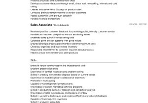 Sample Of A Sales associate Resume Sales associate Resume Samples All Experience Levels Resume …