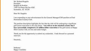 Sample Of Cover Letter for A Resume In General Short Cover Letter Sample for Job
