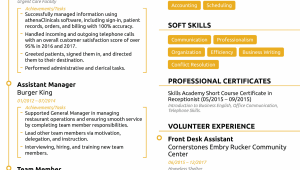 Sample Of Duties and Responsibilities In Resume Receptionist Resume Sample [job Description Skills & Tips]