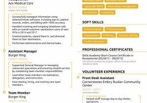 Sample Of Duties and Responsibilities In Resume Receptionist Resume Sample [job Description Skills & Tips]