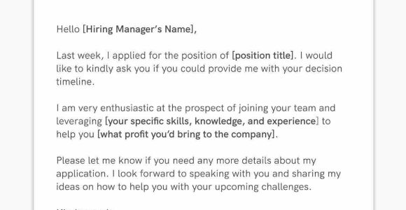 Sample Of Follow Up Email after Submitting Resume How to Follow Up On A Job Application (with Email Sample)