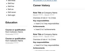 Sample Of Free Resume Templates for Teens Free ResumÃ© Template – Seek Career Advice