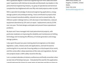 Sample Of Fresh Graduate Electrical Engineer Resume for Building Industry Electrical Engineer Cover Letter Examples & Expert Tips [free]