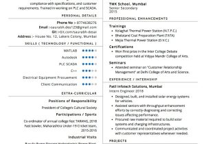 Sample Of Fresh Graduate Electrical Engineer Resume Sample Resume Of Electrical Engineer Graduate with Template …