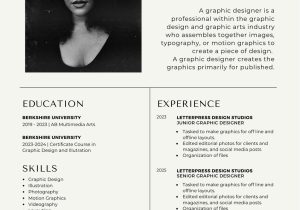 Sample Of Graphic Design Resume 2023 Free, Custom Printable Graphic Design Resume Templates Canva