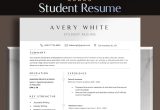 Sample Of High School Student Resume with No Experience High School Student Resume with No Work Experience Template – Etsy