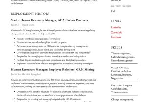Sample Of Human Resources Specialist Resumes 17 Human Resources Manager Resumes & Guide 2020