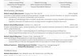 Sample Of Interview Medical Coding and Billing Resume Medical Billing Resume Monster.com