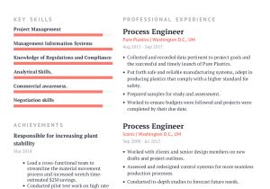 Sample Of It Process Engineer Resume Process Engineer Resume Example with Content Sample Craftmycv