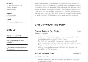 Sample Of It Process Engineer Resume Process Engineer Resume Example & Writing Guide Â· Resume.io
