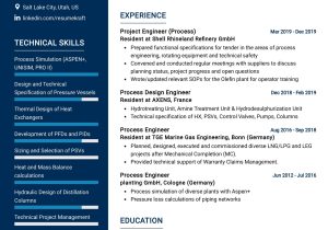 Sample Of It Process Engineer Resume Process Engineer Resume Sample 2022 Writing Tips – Resumekraft