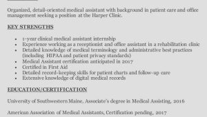 Sample Of Medical assistant Resume Entry Level How to Write A Medical assistant Resume (with Examples)
