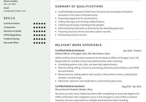 Sample Of Medical assistant Resume Entry Level Medical assistant Resume Example, Sample & Writing Guide 2022 …