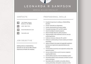 Sample Of Medical Billing and Collections Resume Medical Billing Specialist Resume Template – Word, Apple Pages …