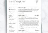 Sample Of Nursing Resumes and Cover Letters Nursing Resume Template Nurse Resume Design Nursing Student – Etsy.de