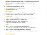 Sample Of Resume for Applying Teaching Job How to Write An Effective Teacher Resume (with Sample) – Talent …