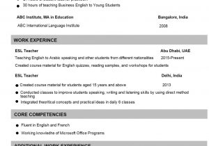 Sample Of Resume for Applying Teaching Job Teaching Abroad Requires You to Create A Perfect Cv that Helps You …