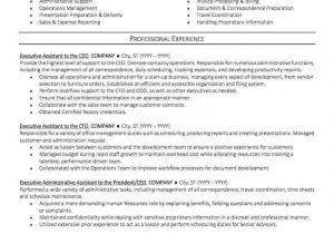 Sample Of Resume for Executive assistant Office Administrative assistant Resume Sample Professional …