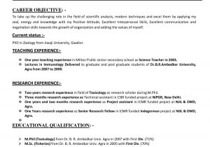Sample Of Resume for Job Application for Teacher Resume format for School Teacher Job It Cover Letter Sample …