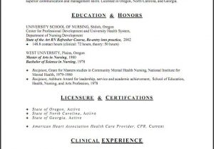 Sample Of Resume for Nurses with Job Description New Graduate Registered Nurse Resume Examples Nursing Resume …