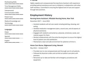 Sample Of Resume for Residential Care Worker Nursing Home Resume Examples & Writing Tips 2022 (free Guide)