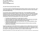 Sample Of Resume for social Worker In Mental Health Mental Health Support Worker Cover Letter Examples – Qwikresume